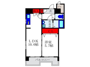 第８千里ハイツの物件間取画像